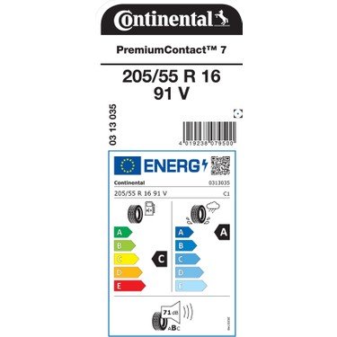 110000952082065.jpg Continental 205/55 R16 91V Pc7 Oto Yaz Lastiği (Üretim Yılı:2025) - Görsel 2
