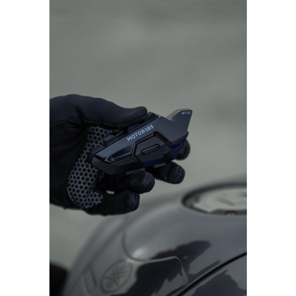 110000965584109.jpg Mt-X2 5.3 Kask Kulaklık Bluetooth Motosiklet Kulaklık Intercom Seti Siri ve Google Asistan-Eşleşmeli - Görsel 6