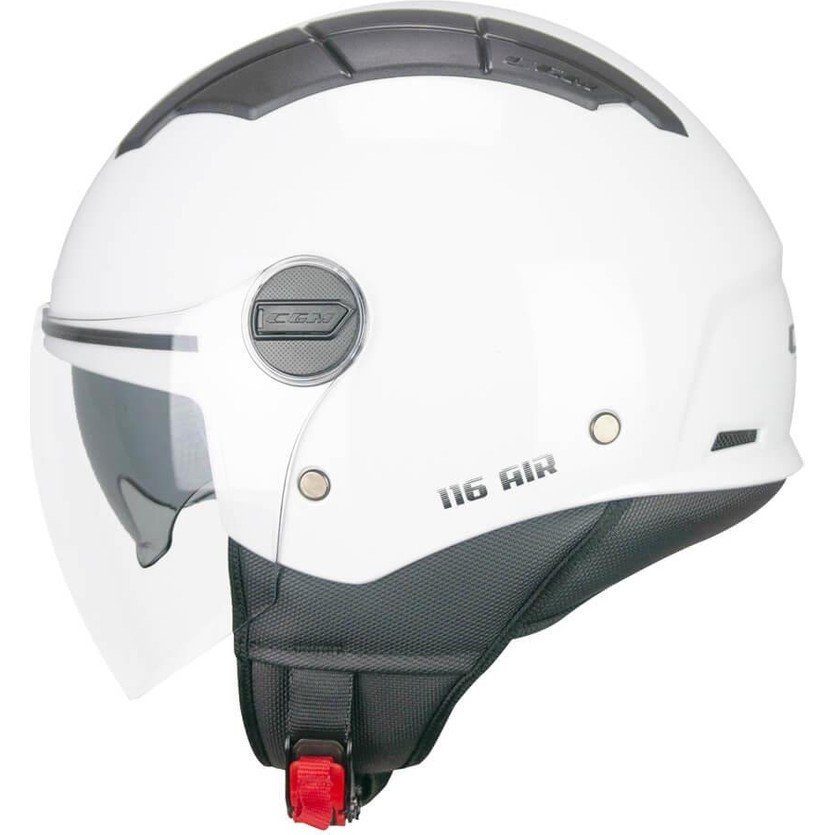 110000997273953.jpg Cgm 116A Aır Açık Kask Beyaz Uzun Vizör+Güneş Vizörlü -L - Görsel 2