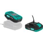 Vonroc Vpower 20V Akü - 20V Li-Lon -2.0 Ah  -Çift yönlü Usb-C Bağlantısıyla - Görsel 3
